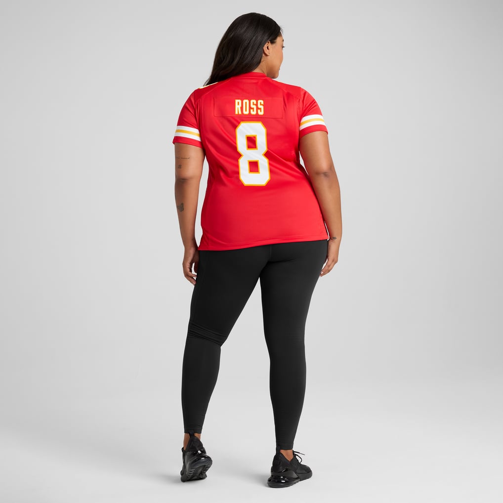 Women's Kansas City Chiefs Justyn Ross Red Home Game Player Jersey