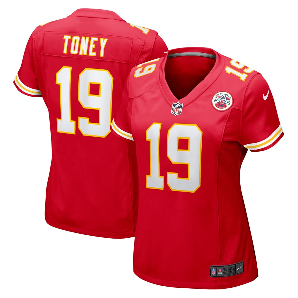 Women's Kansas City Chiefs Kadarius Toney Red Game Player Jersey