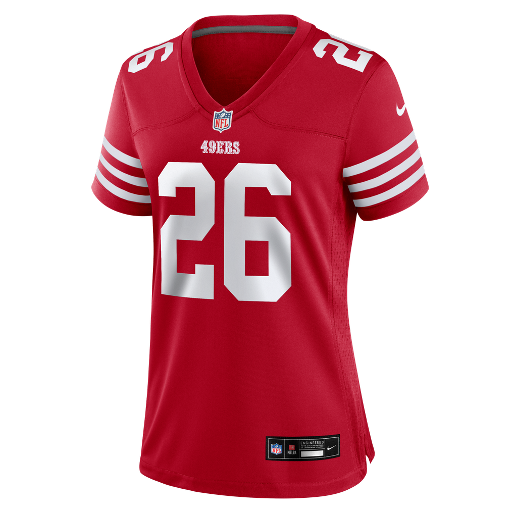 Women's San Francisco 49ers Kaelon Black Scarlet Team Game Jersey