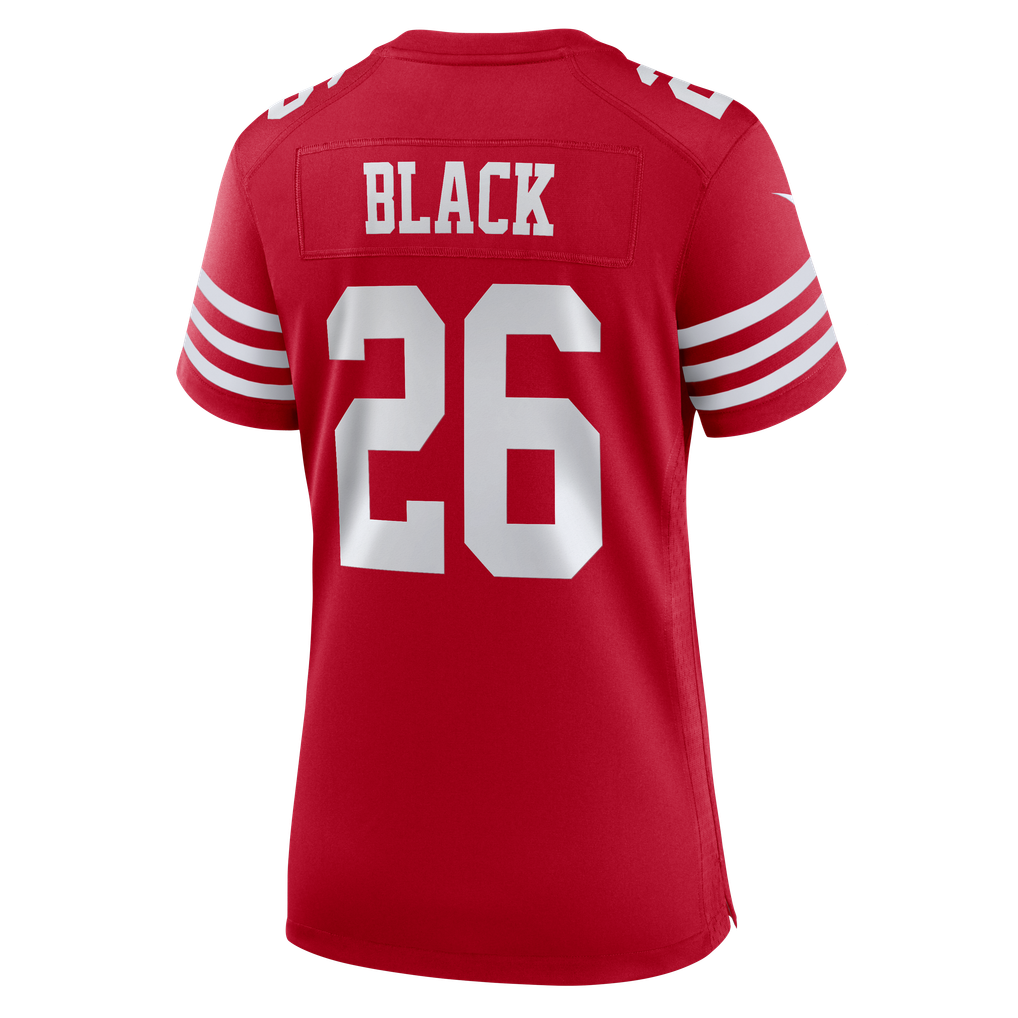 Women's San Francisco 49ers Kaelon Black Scarlet Team Game Jersey