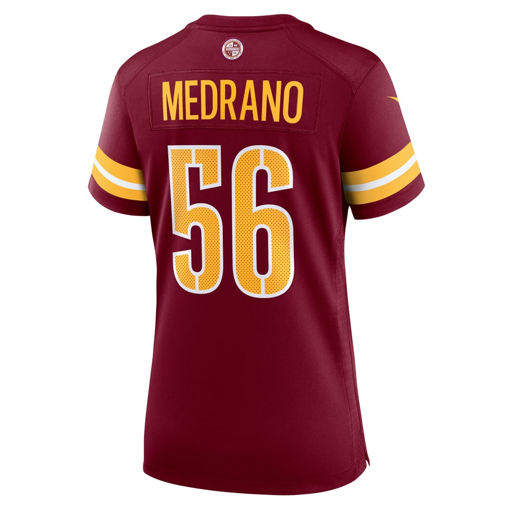 Women's Washington Commanders Kain Medrano Burgundy Team Game Jersey