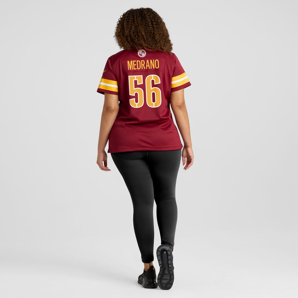 Women's Washington Commanders Kain Medrano Burgundy Team Game Jersey