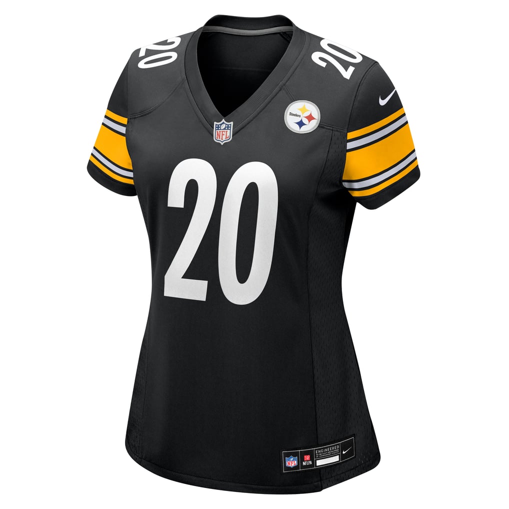 Women's Pittsburgh Steelers Kaleb Johnson Black Team Game Jersey