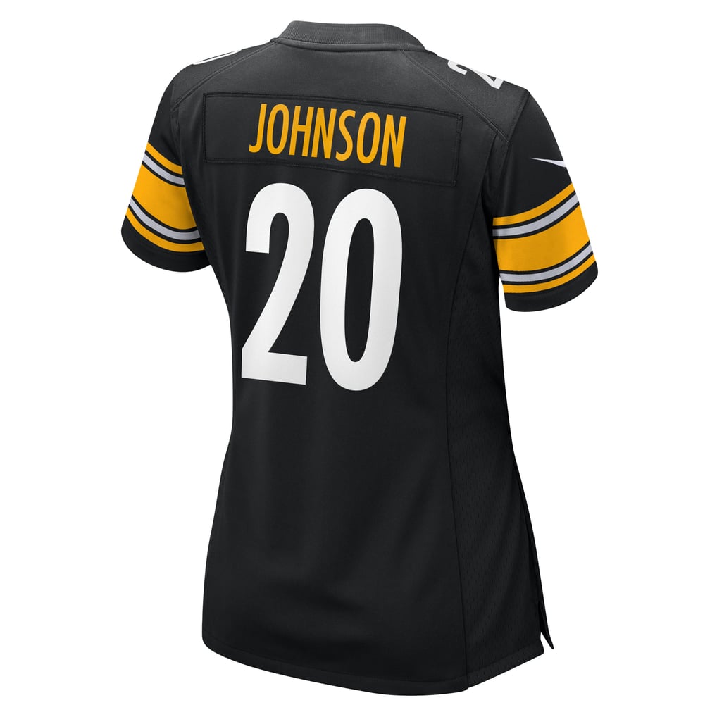 Women's Pittsburgh Steelers Kaleb Johnson Black Team Game Jersey