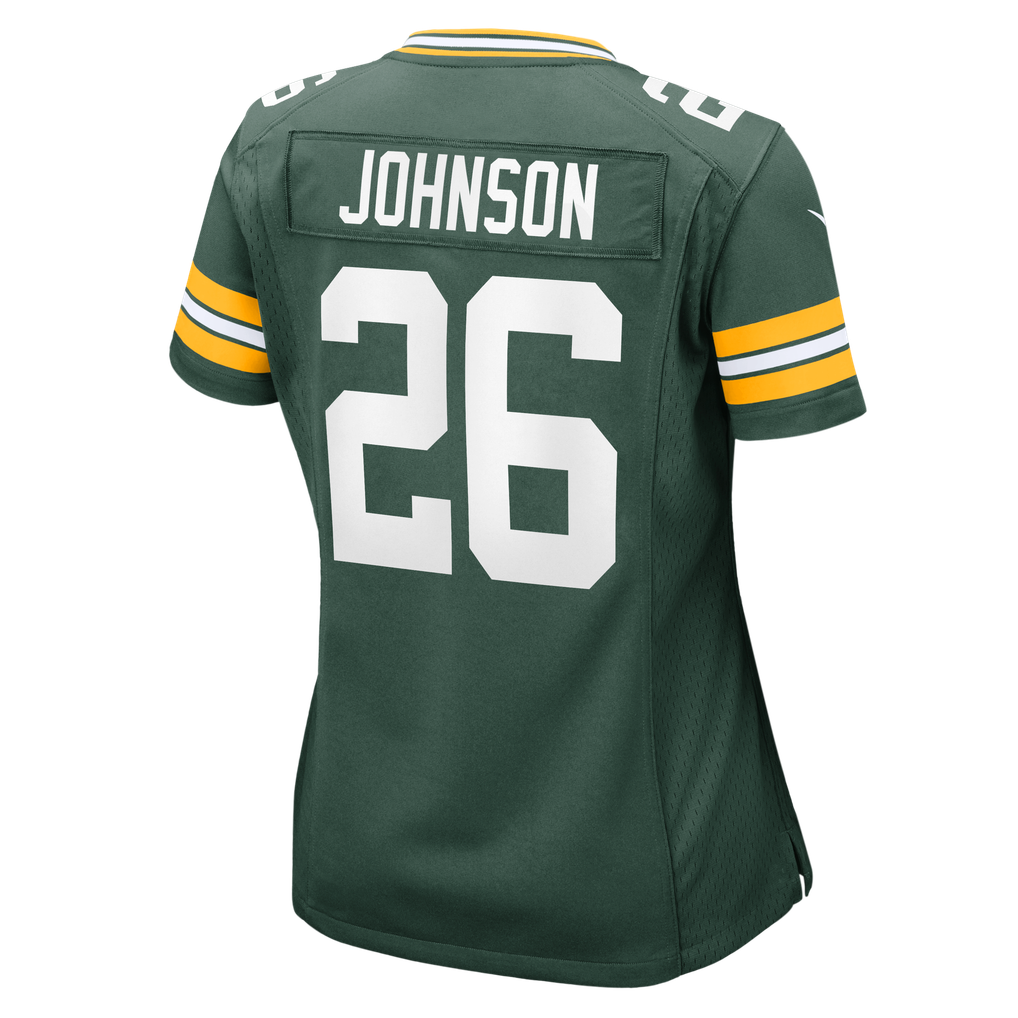 Women's Green Bay Packers Kaleb Johnson Green Team Game Jersey