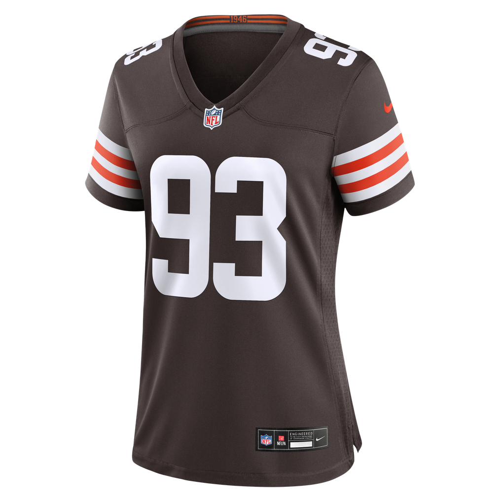 Women's Cleveland Browns Kalia Davis Brown Team Game Jersey