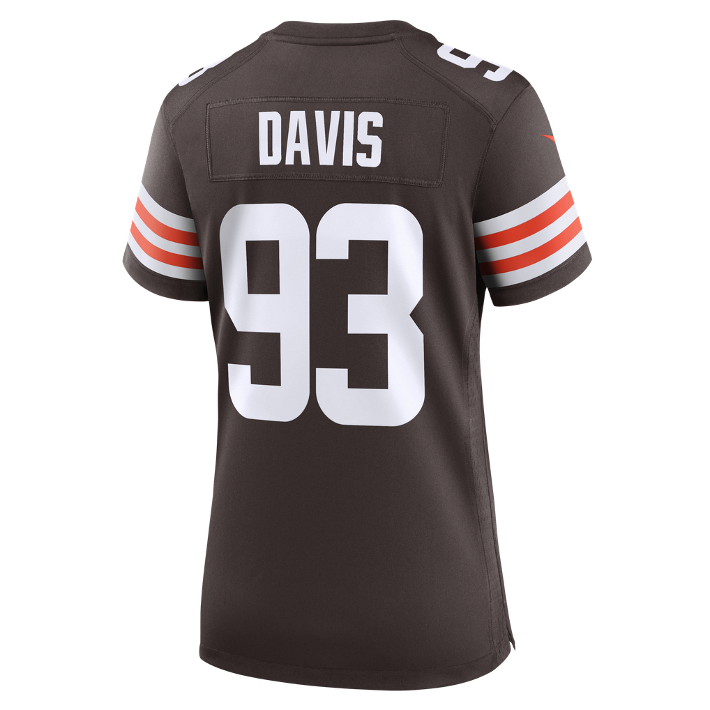 Women's Cleveland Browns Kalia Davis Brown Team Game Jersey