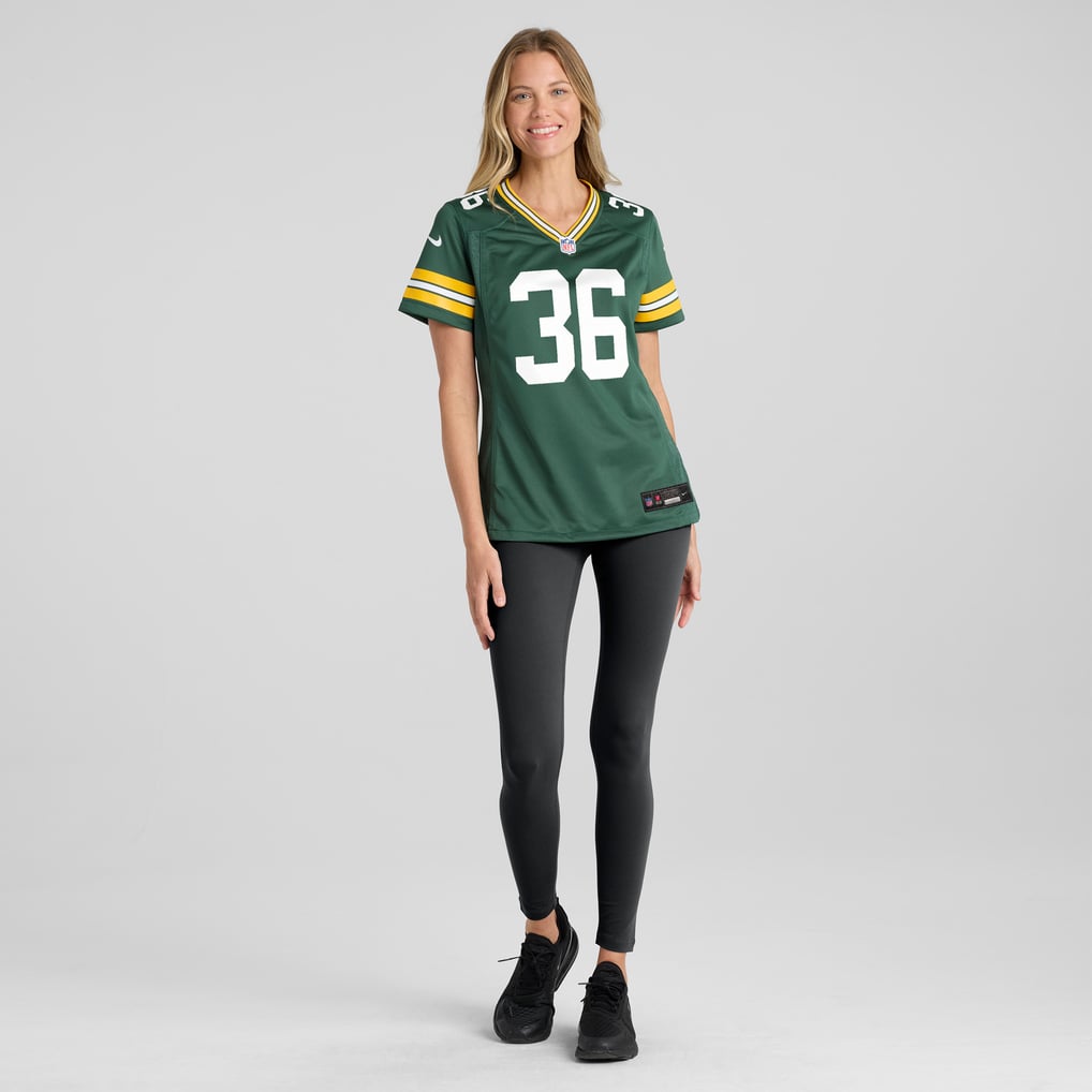 Women's Green Bay Packers Kamal Hadden Green Team Game Jersey