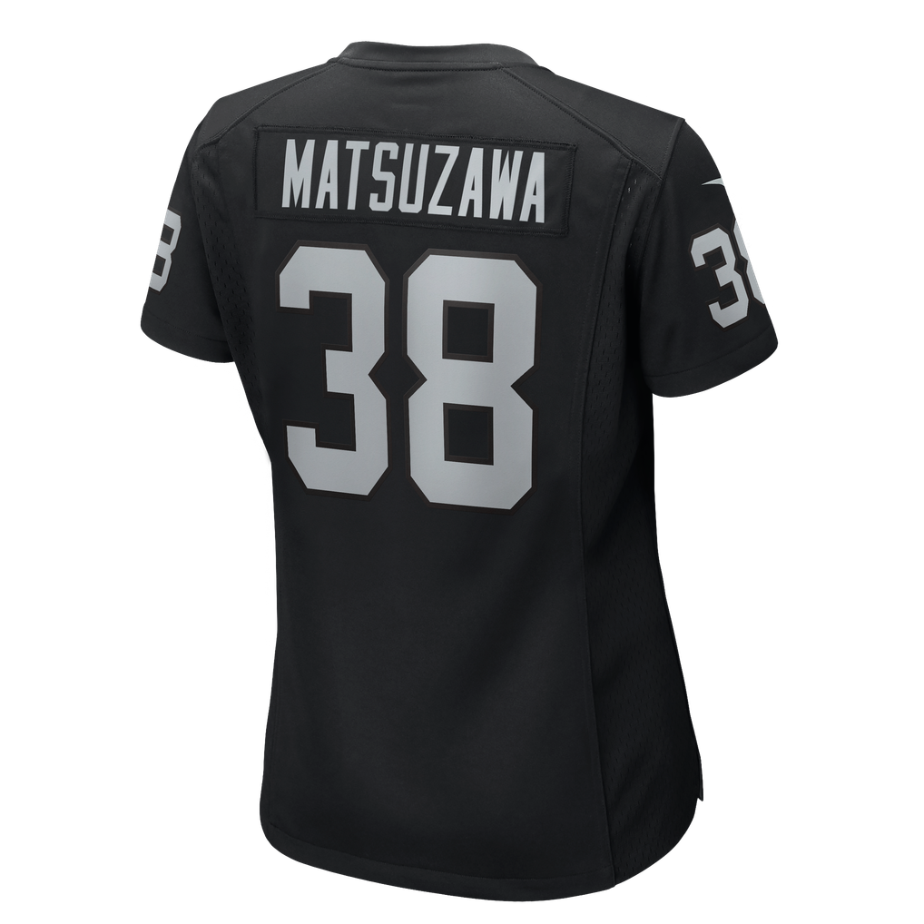 Women's Las Vegas Raiders Kansei Matsuzawa Black Team Game Jersey