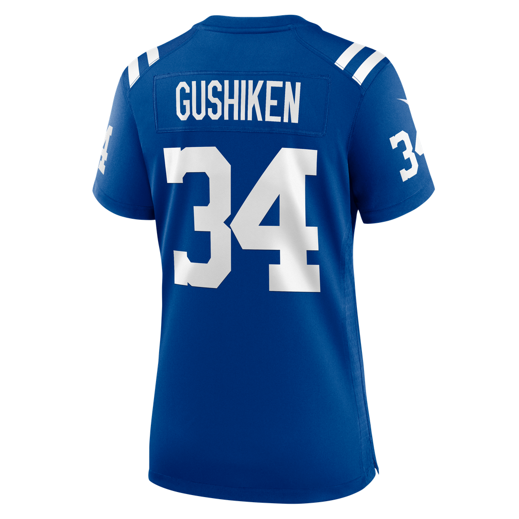 Women's Indianapolis Colts Kapena Gushiken Royal Team Game Jersey