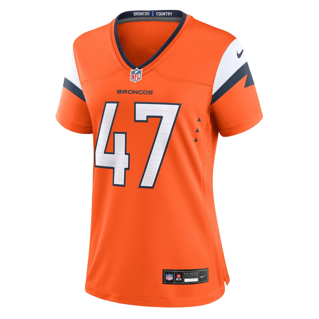 Women's Denver Broncos Karene Reid Orange Team Game Jersey