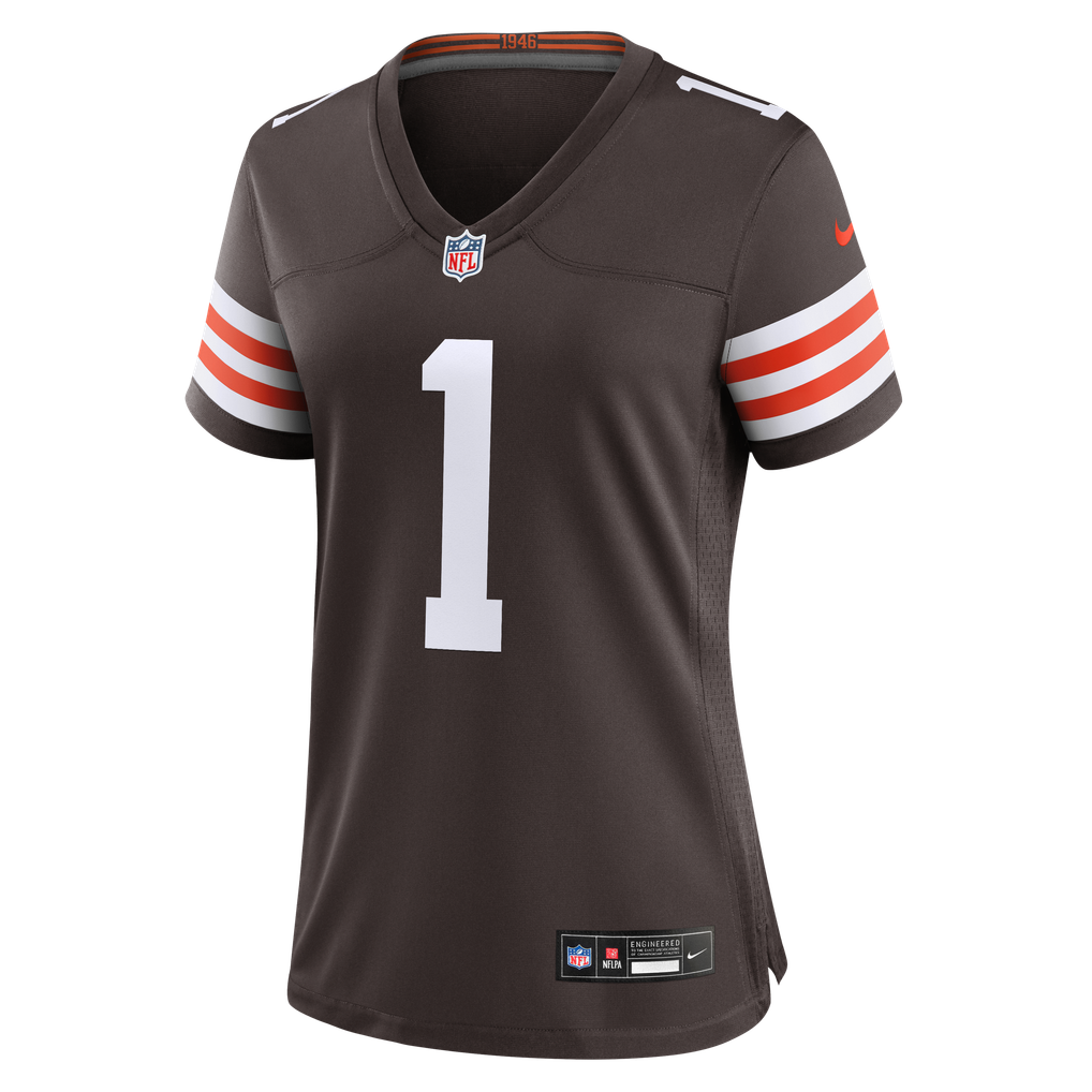Women's Cleveland Browns KC Concepcion Jr. Brown Team Game Jersey