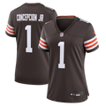 Women's Cleveland Browns KC Concepcion Jr. Brown Team Game Jersey