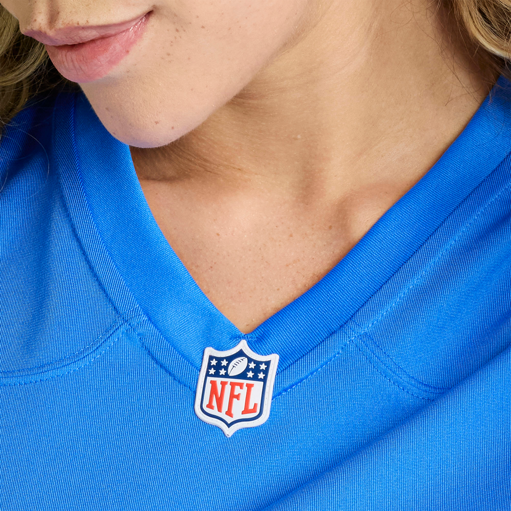 Women's Los Angeles Chargers Keaton Mitchell Powder Blue Team Game Jersey