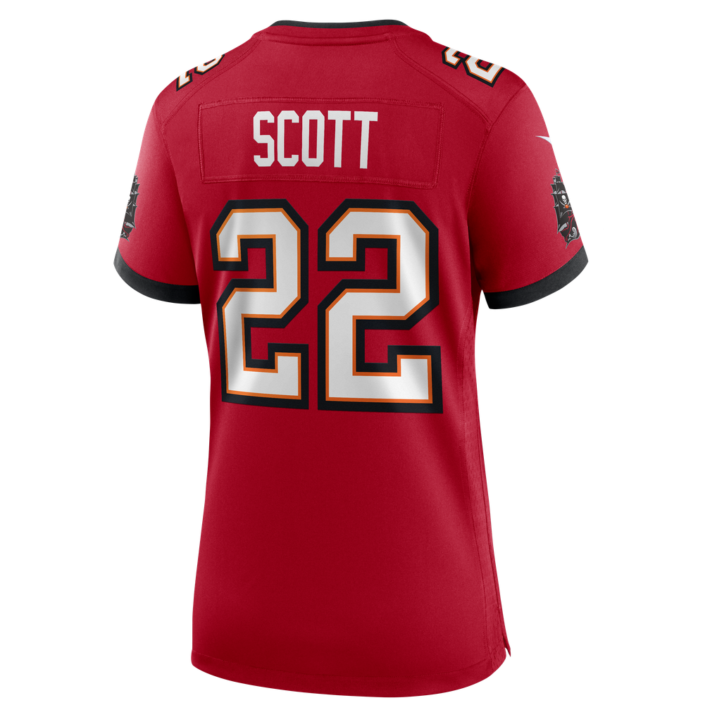 Women's Tampa Bay Buccaneers Keionte Scott Red Team Game Jersey