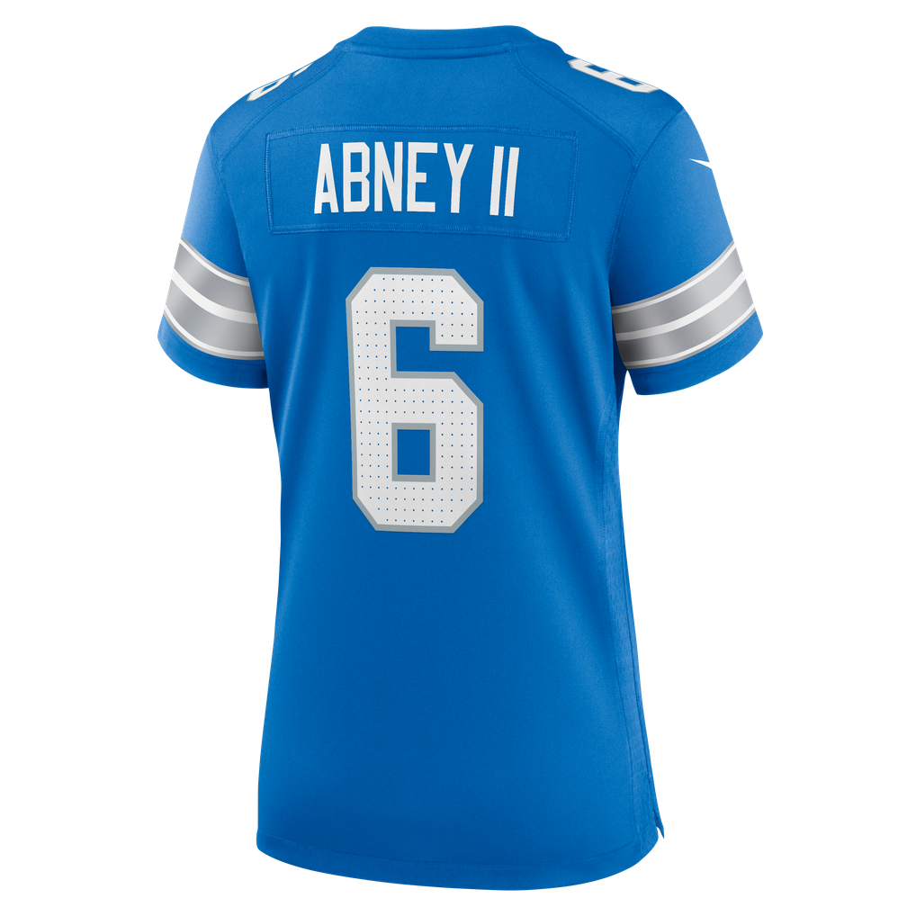 Women's Detroit Lions Keith Abney II Blue Team Game Jersey