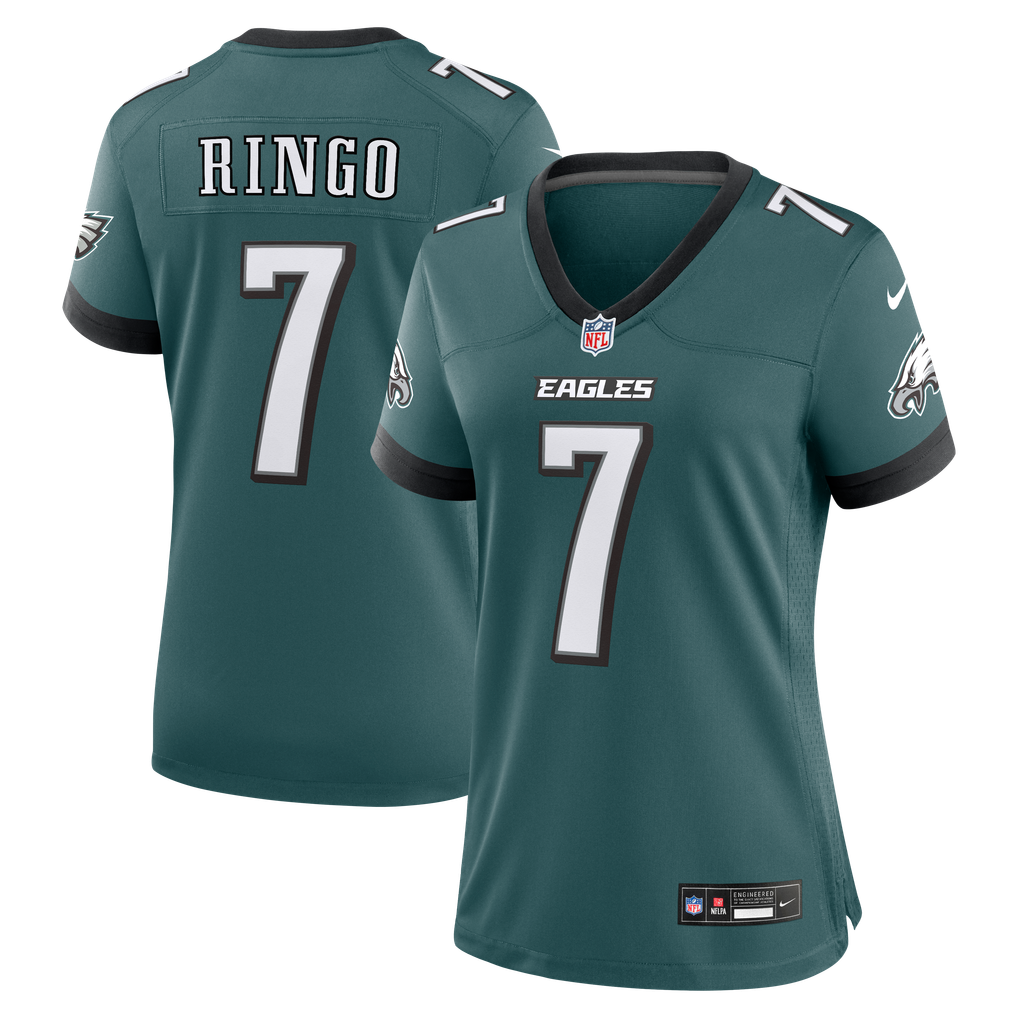 Women's Philadelphia Eagles Kelee Ringo Midnight Green Team Game Jersey