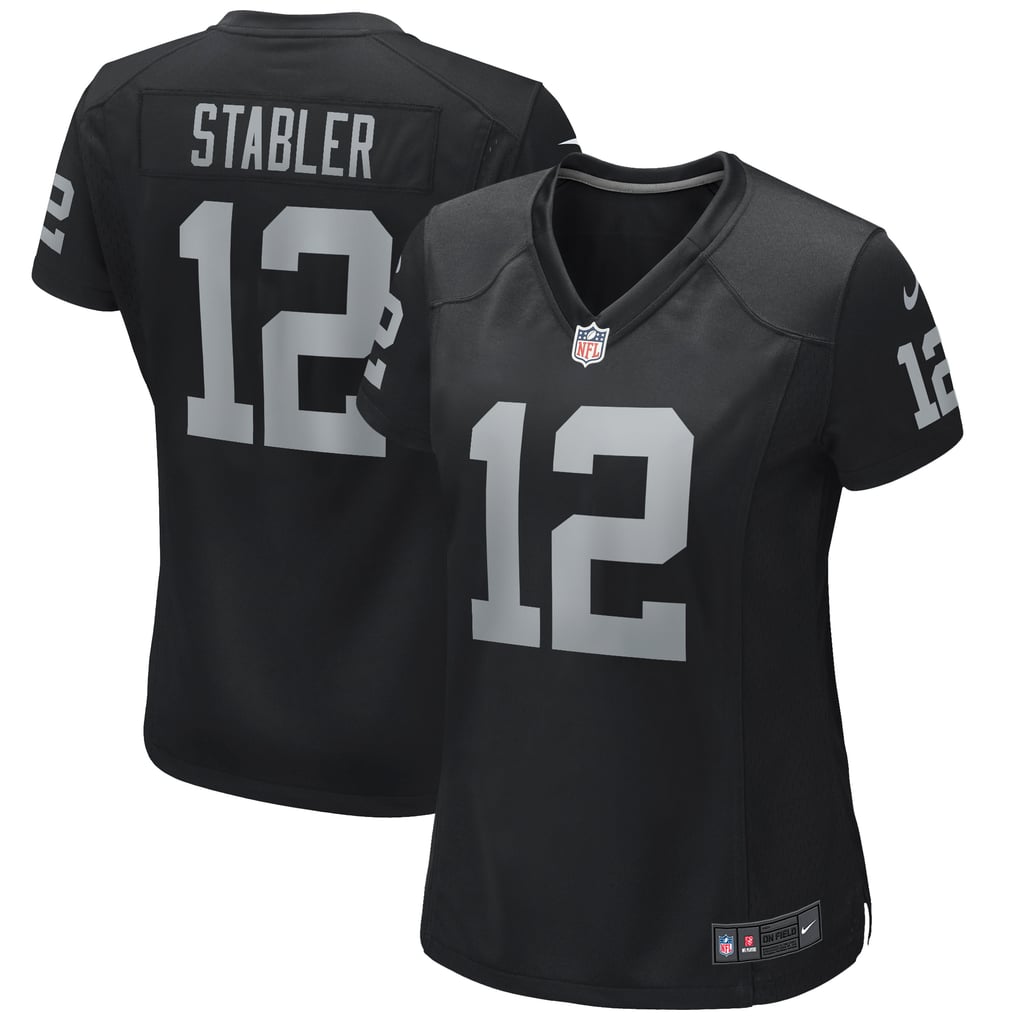 Women's Las Vegas Raiders Ken Stabler Black Game Retired Player Jersey