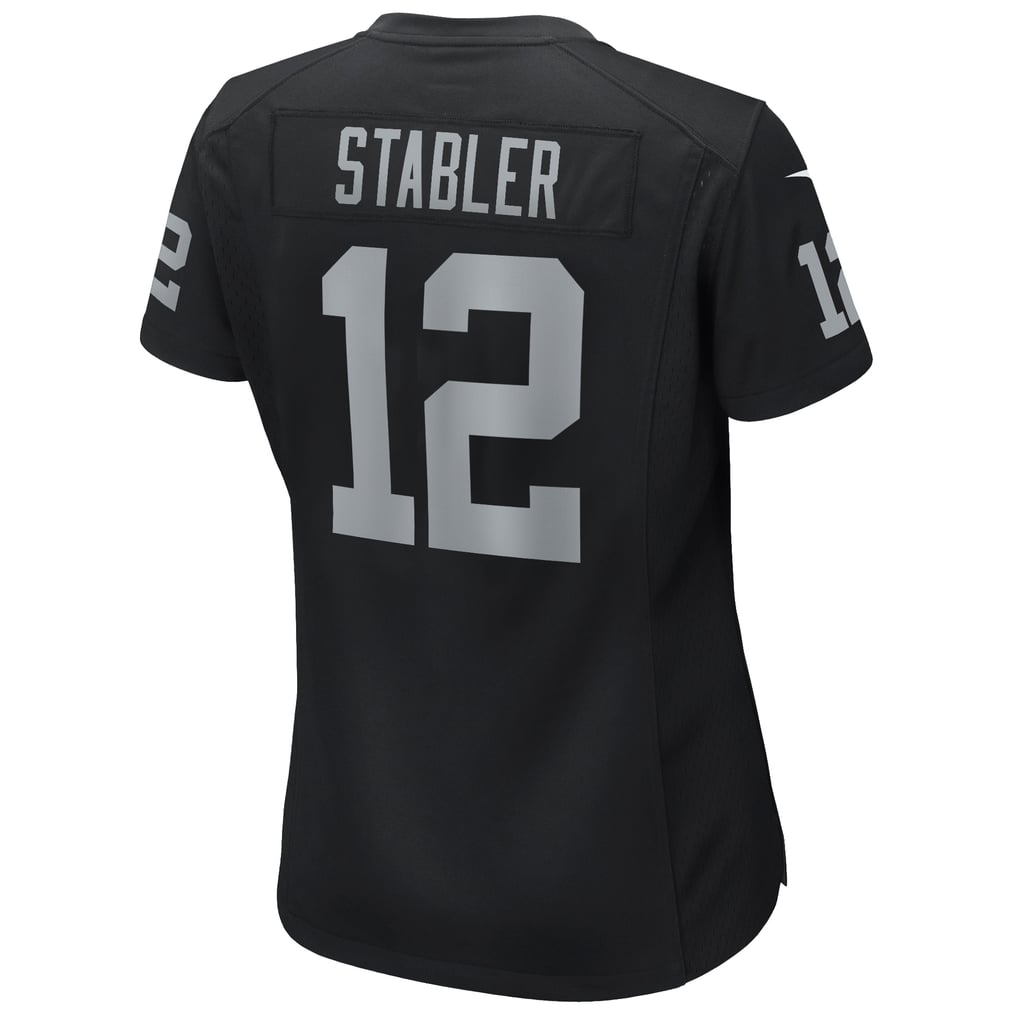 Women's Las Vegas Raiders Ken Stabler Black Game Retired Player Jersey