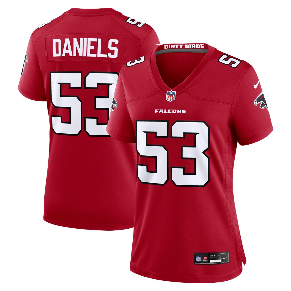 Women's Atlanta Falcons Kendal Daniels Red Team Game Jersey