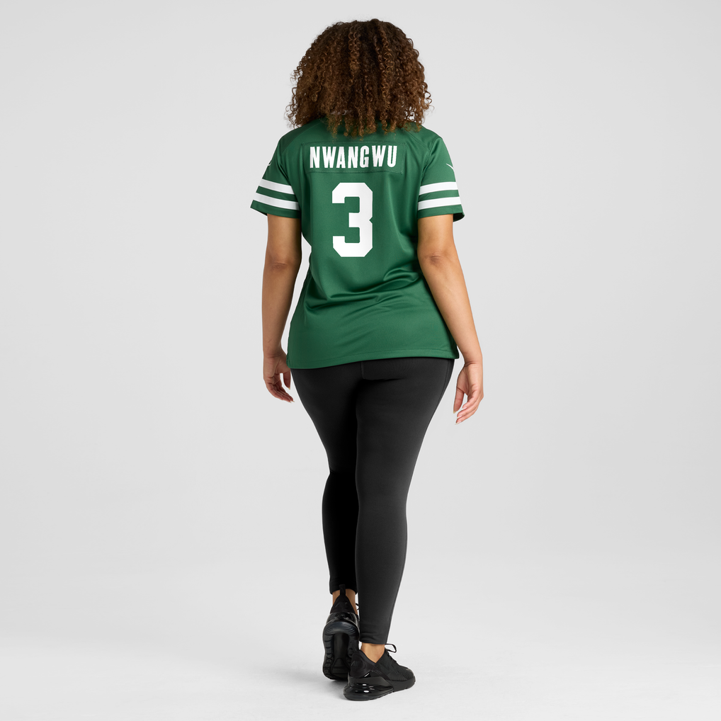 Women's New York Jets Kene Nwangwu Legacy Green Team Game Jersey