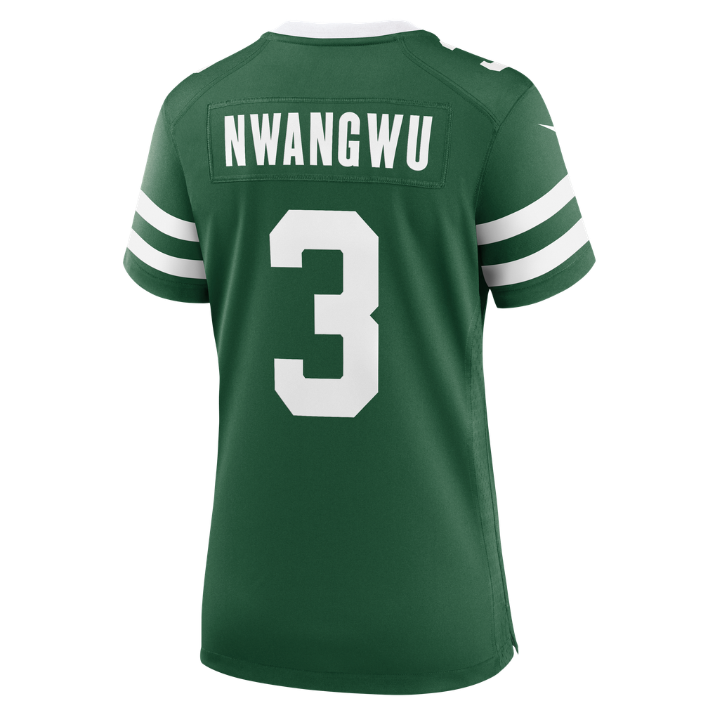Women's New York Jets Kene Nwangwu Legacy Green Team Game Jersey