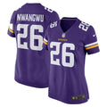 Women's Minnesota Vikings Kene Nwangwu Purple Game Jersey