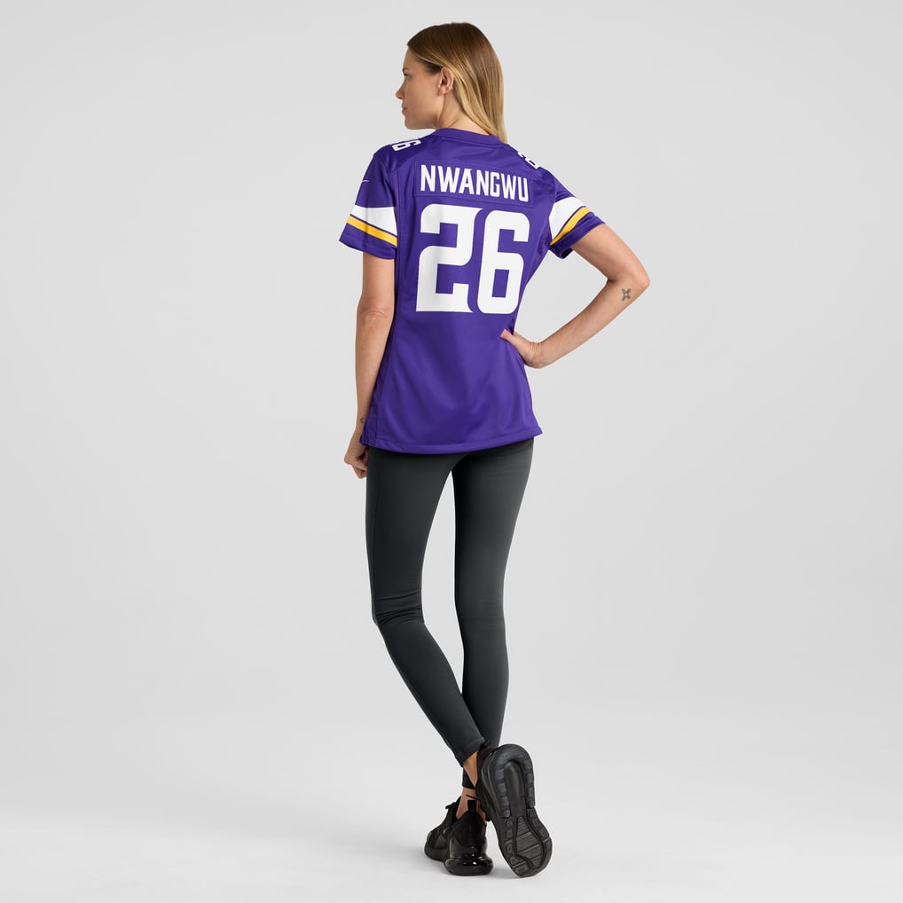 Women's Minnesota Vikings Kene Nwangwu Purple Game Jersey