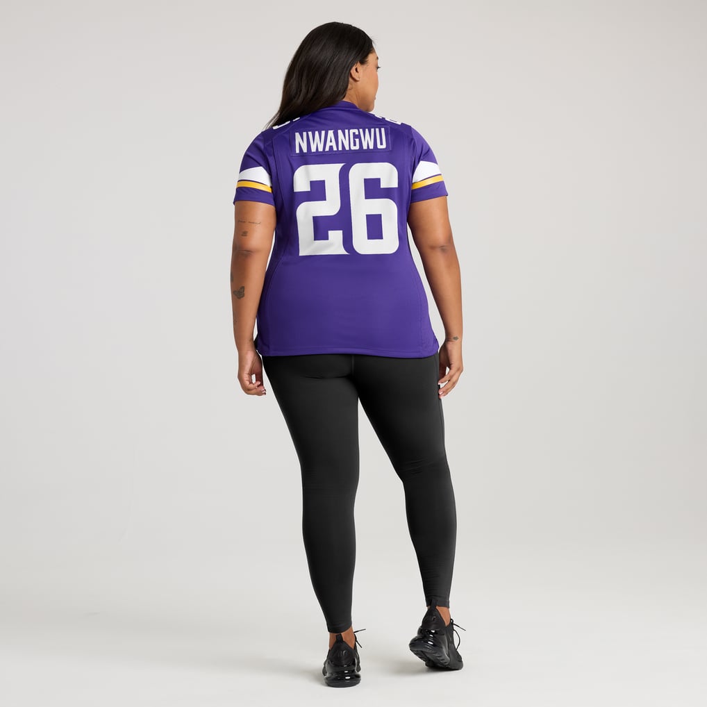 Women's Minnesota Vikings Kene Nwangwu Purple Game Jersey