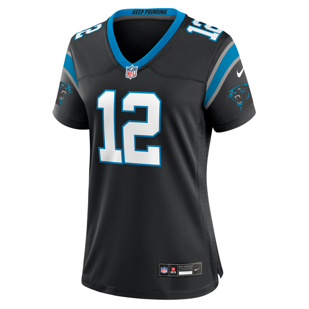 Women's Carolina Panthers Kenny Pickett Black Team Game Jersey