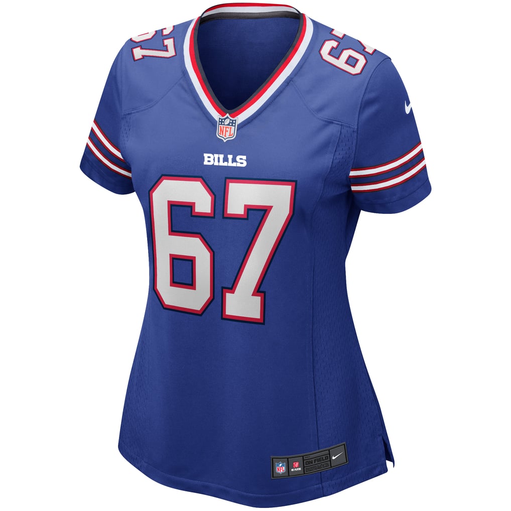 Women's Buffalo Bills Kent Hull Royal Game Retired Player Jersey