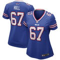 Women's Buffalo Bills Kent Hull Royal Game Retired Player Jersey