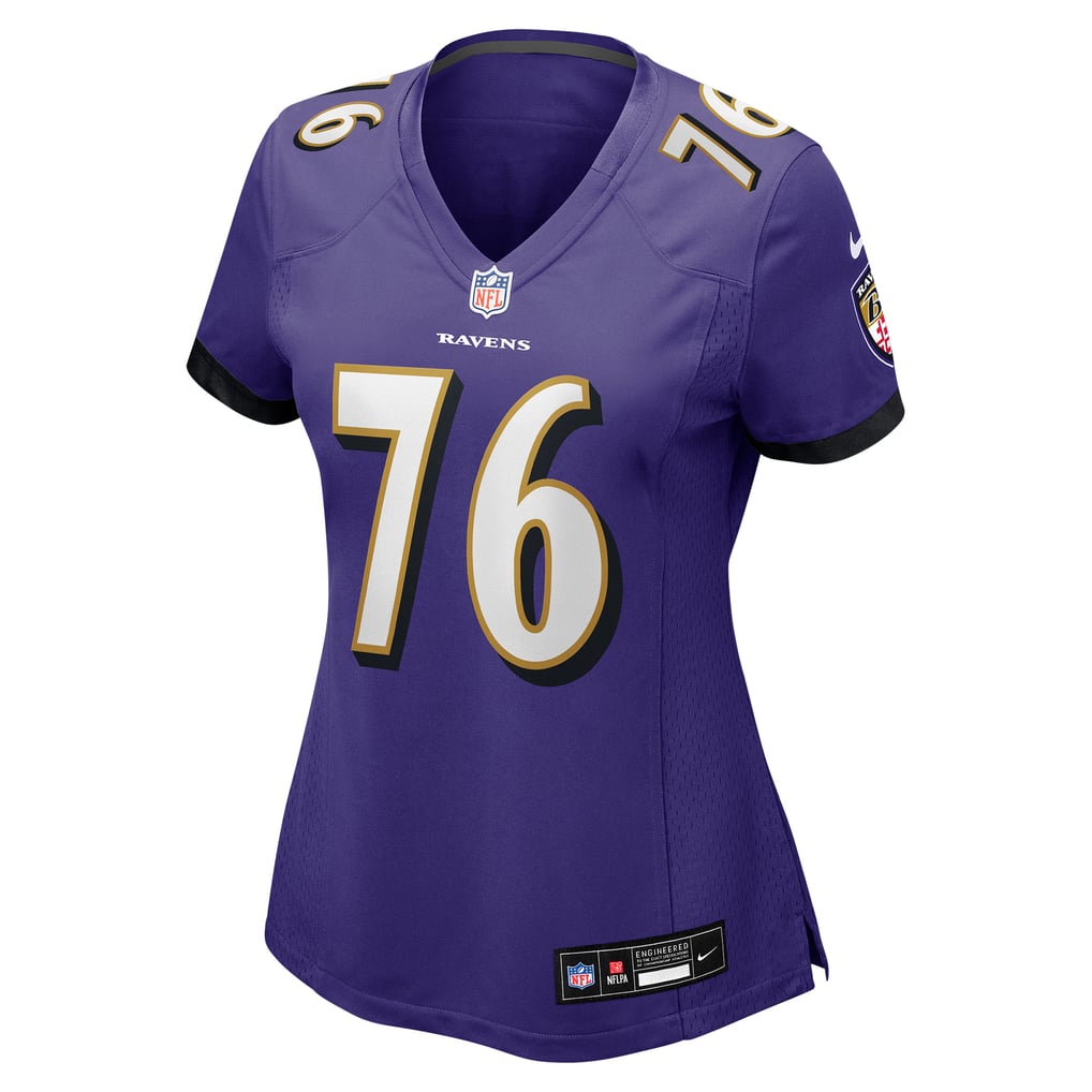 Women's Baltimore Ravens Kenyon Green Purple Team Game Jersey