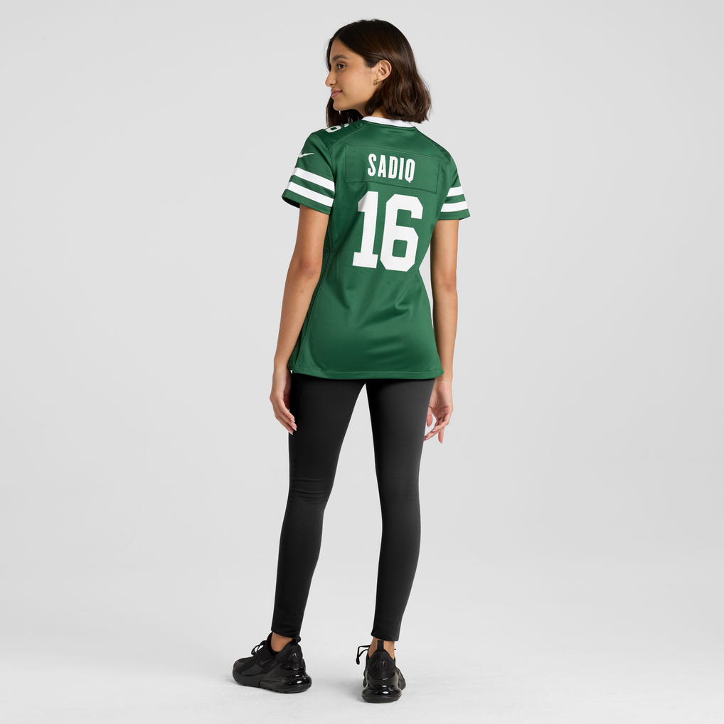 Women's New York Jets Kenyon Sadiq Legacy Green Team Game Jersey