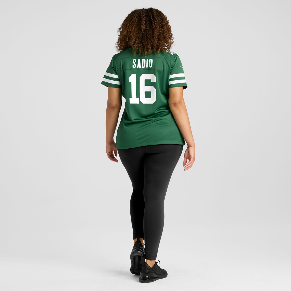 Women's New York Jets Kenyon Sadiq Legacy Green Team Game Jersey