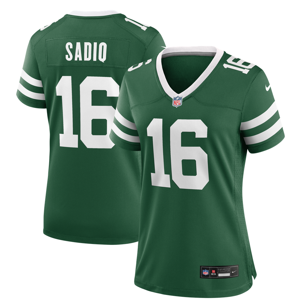 Women's New York Jets Kenyon Sadiq Legacy Green Team Game Jersey