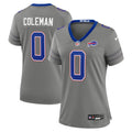 Women's Buffalo Bills Keon Coleman Gray Nickel City Game Jersey