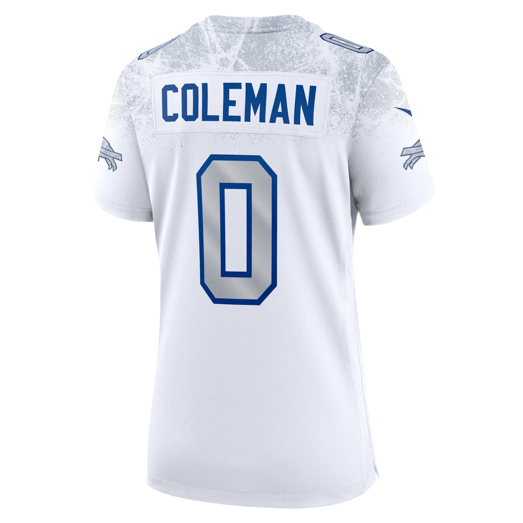 Women's Buffalo Bills Keon Coleman White Rivalries Collection Game Jersey