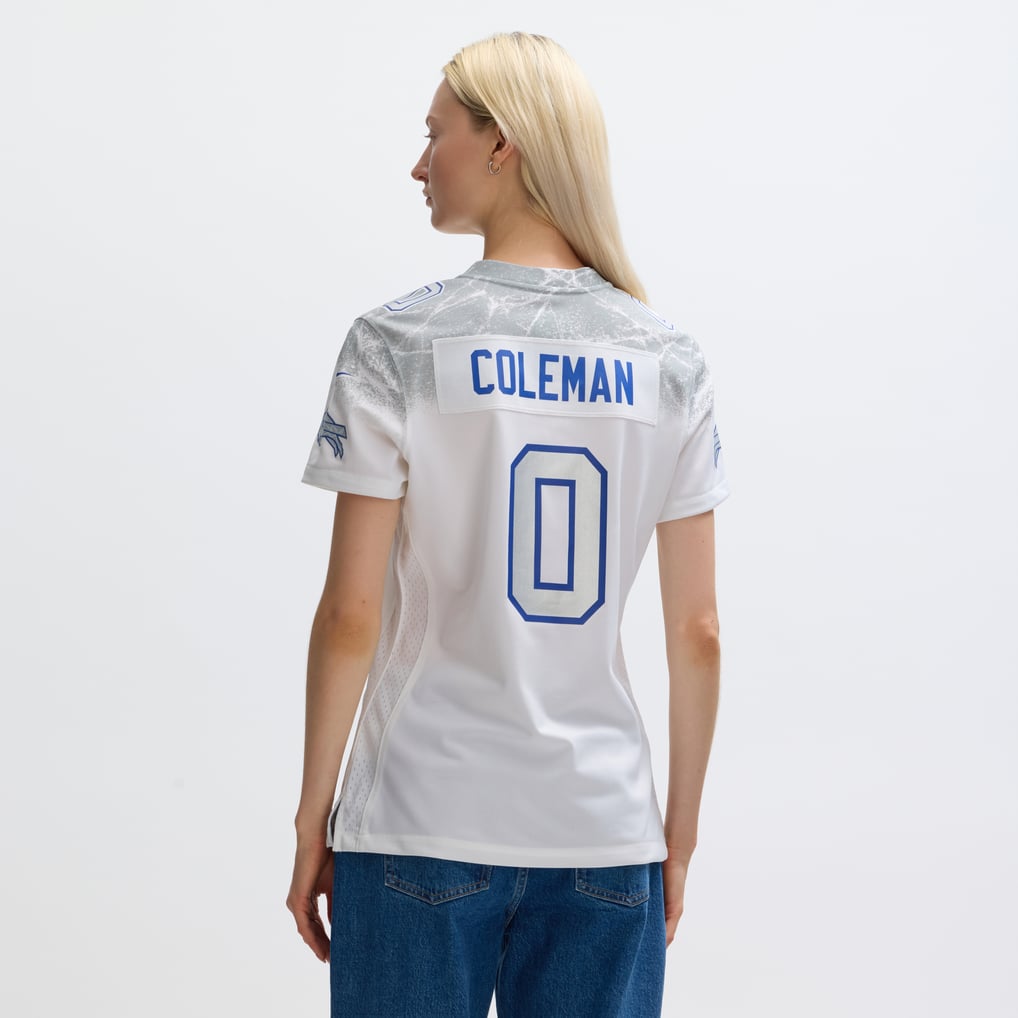 Women's Buffalo Bills Keon Coleman White Rivalries Collection Game Jersey