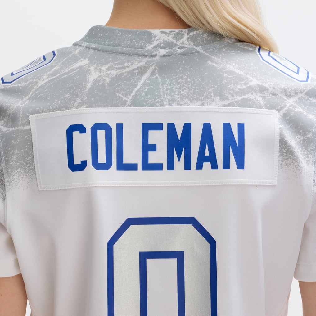 Women's Buffalo Bills Keon Coleman White Rivalries Collection Game Jersey
