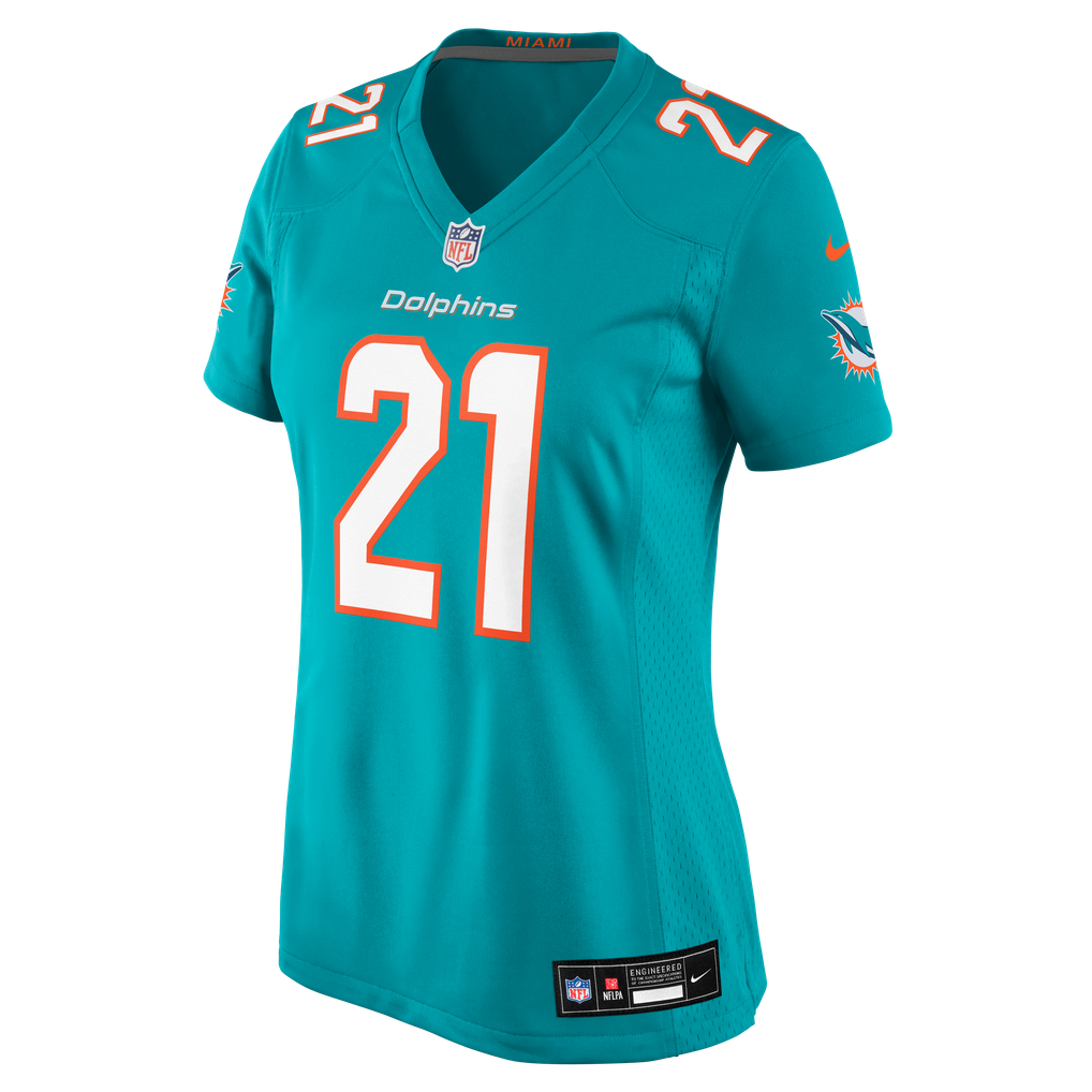 Women's Miami Dolphins Kevin Coleman Aqua Team Game Jersey