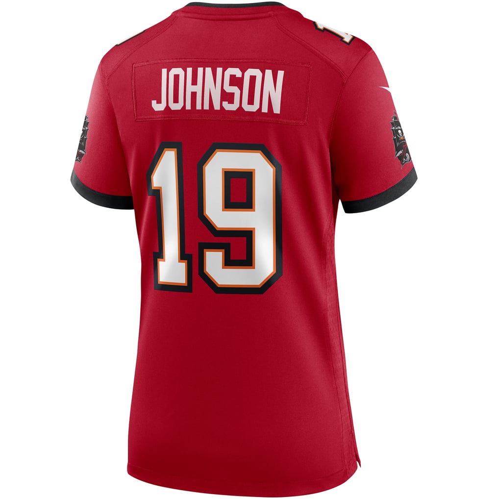 Women's Tampa Bay Buccaneers Keyshawn Johnson Red Game Retired Player Jersey