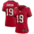 Women's Tampa Bay Buccaneers Keyshawn Johnson Red Game Retired Player Jersey
