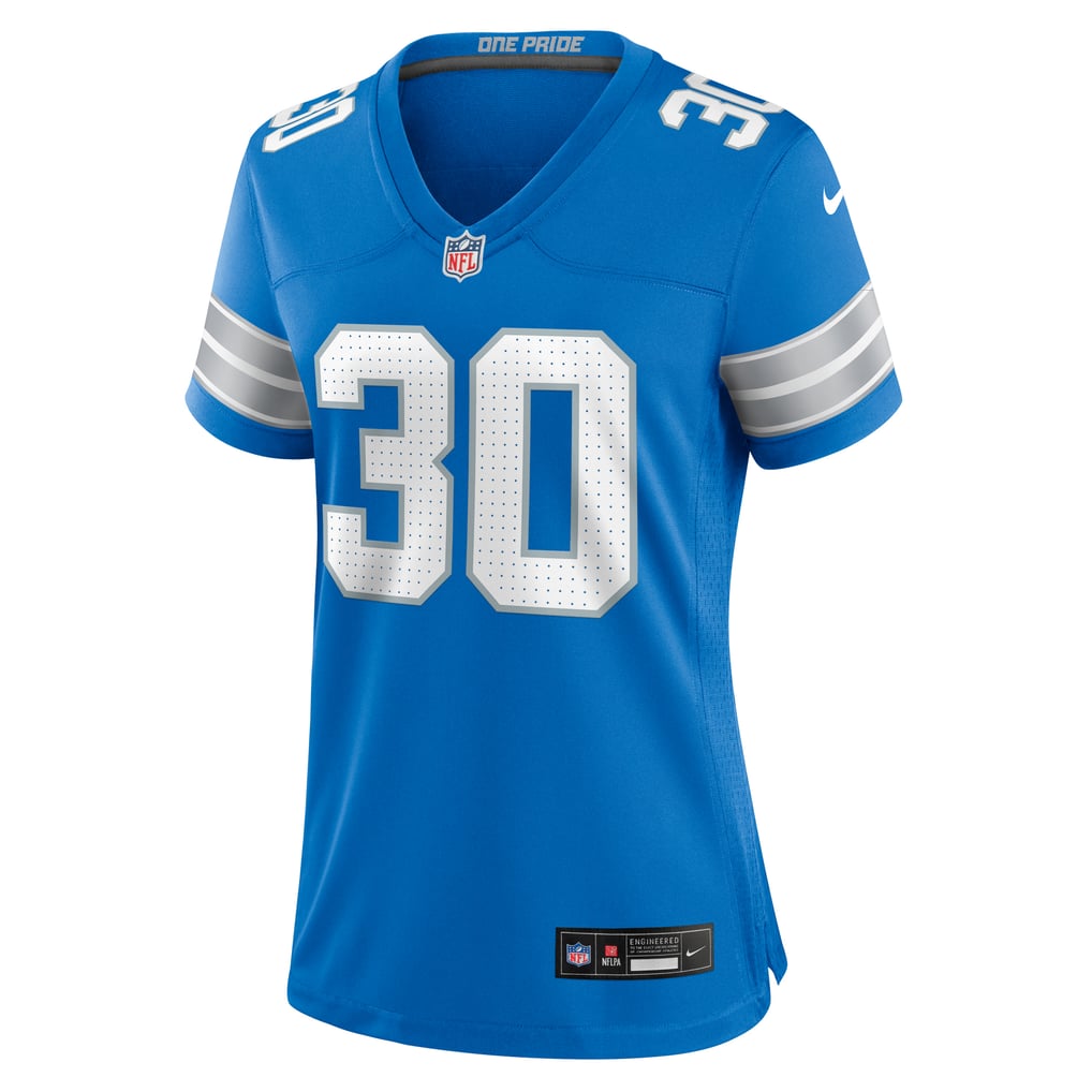Women's Detroit Lions Khalil Dorsey Blue Team Game Jersey