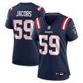 Women's New England Patriots Khalil Jacobs Navy Team Game Jersey