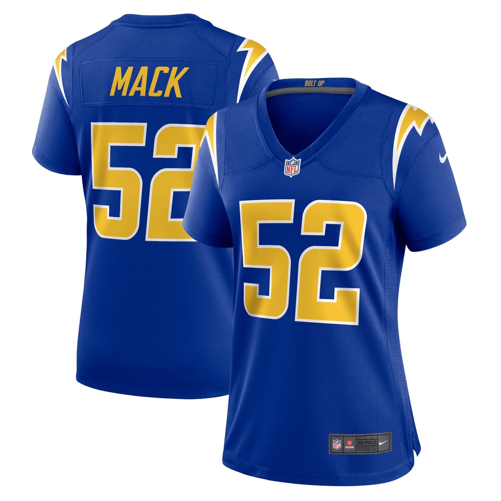 Women's Los Angeles Chargers Khalil Mack Royal Alternate Game Jersey