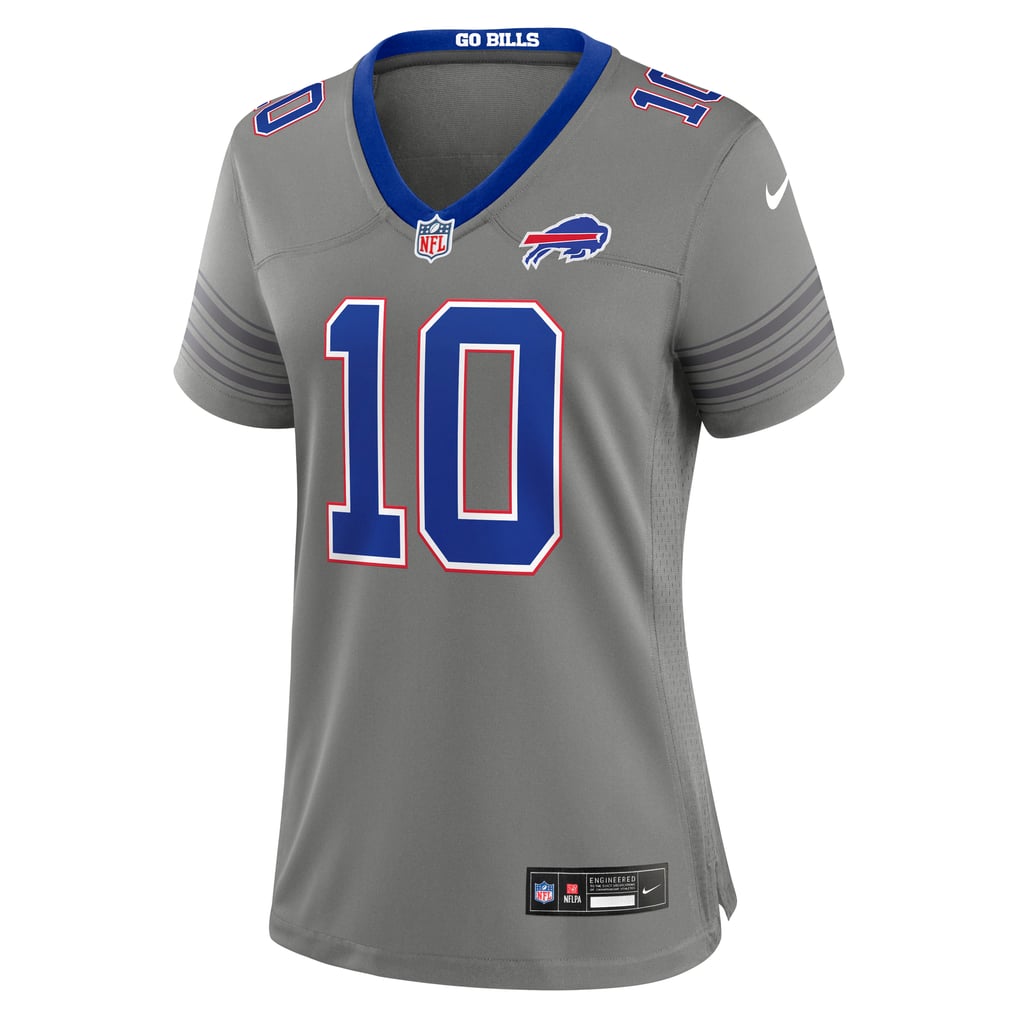 Women's Buffalo Bills Khalil Shakir Gray Nickel City Game Jersey