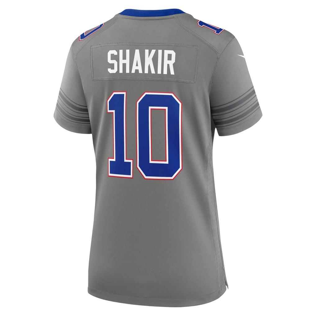 Women's Buffalo Bills Khalil Shakir Gray Nickel City Game Jersey