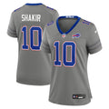 Women's Buffalo Bills Khalil Shakir Gray Nickel City Game Jersey