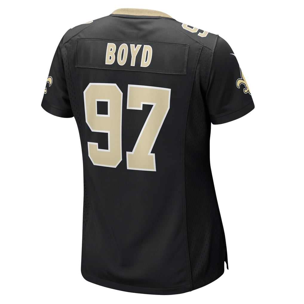 Women's New Orleans Saints Khristian Boyd Black Game Jersey